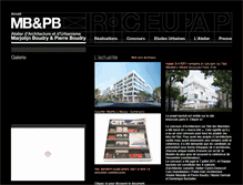 Tablet Screenshot of boudry-architectes.com